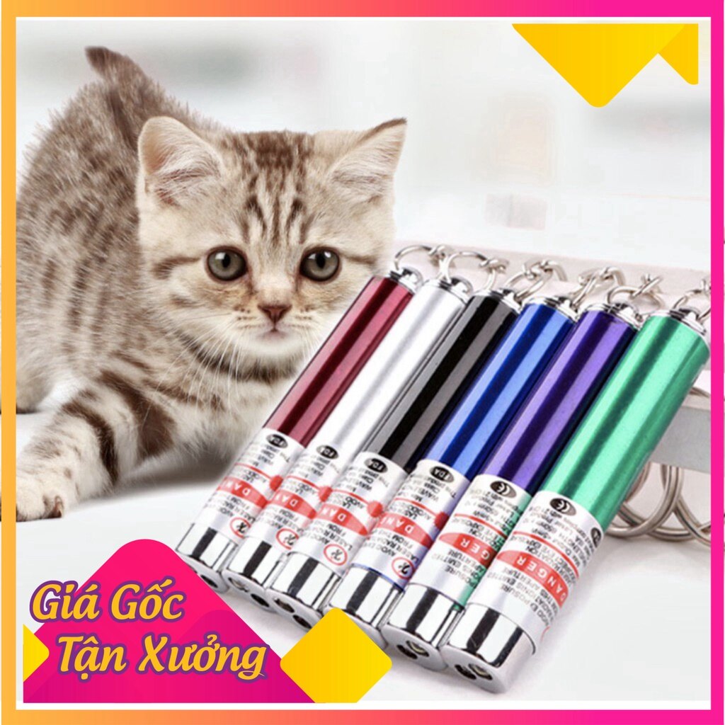 Đèn Laser đèn LED chiếu sáng đồ chơi cho mèo kèm pin giá siêu rẻ-Không hộp