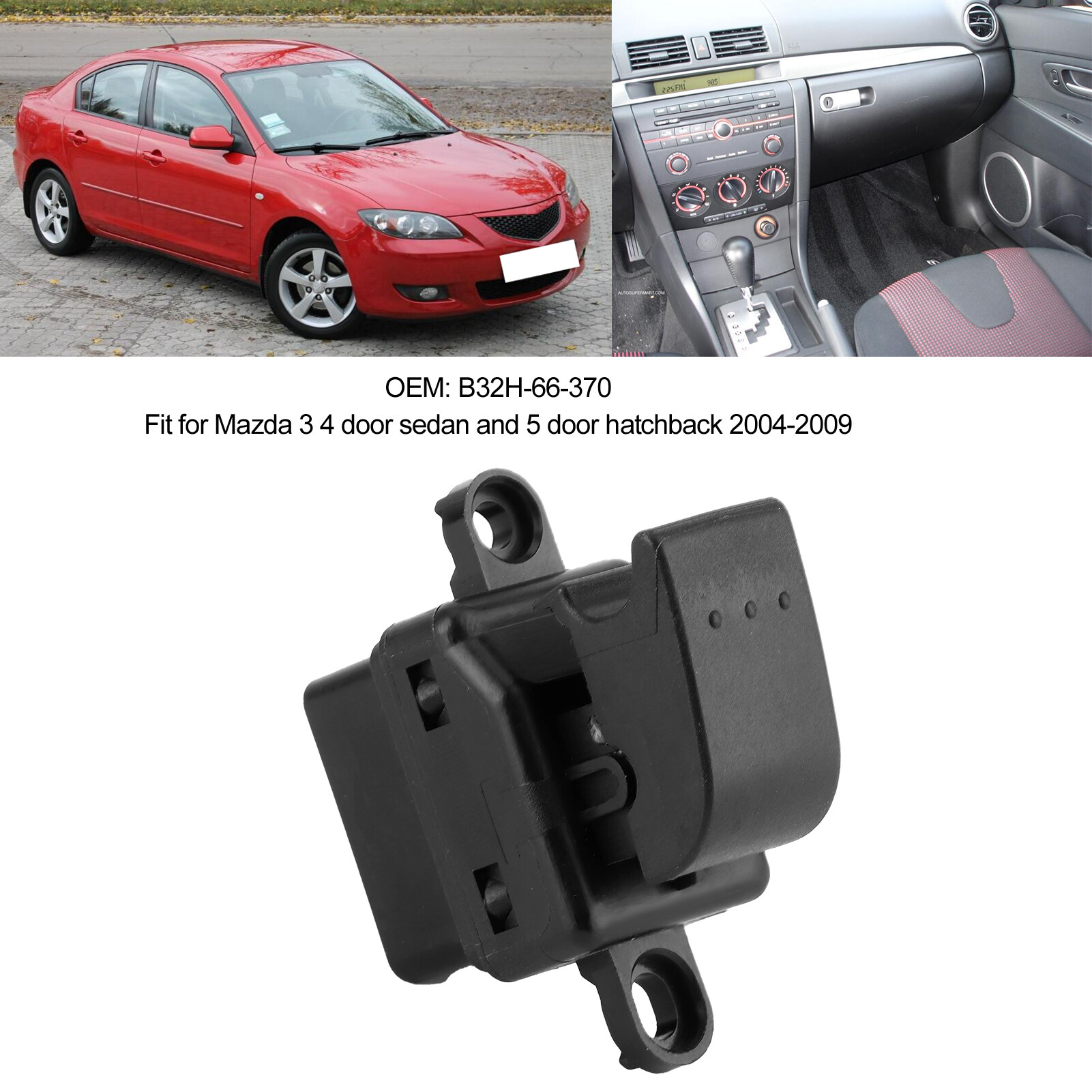Window Control Switch Automotive Power Window Switch Window Switch Button for Car Maintenance Mazda 3 4 Door Sedan