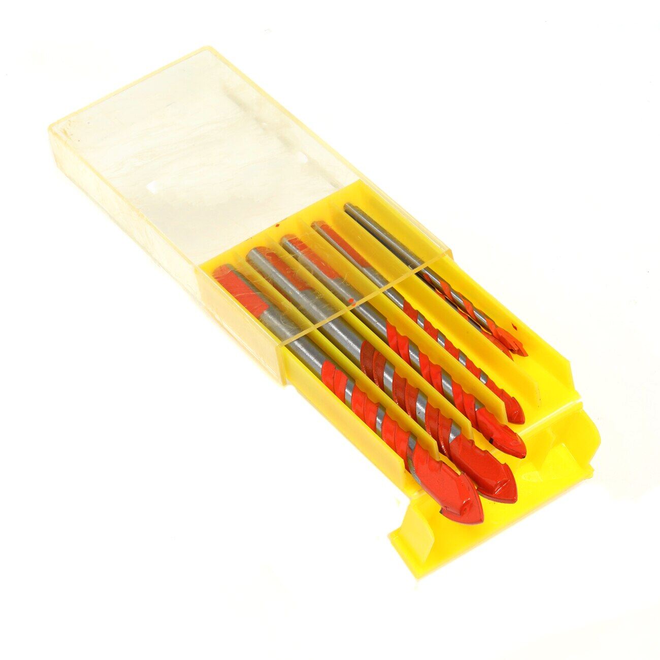 7 Cái Mũi Khoan 3-12Mm Bộ Mũi Khoan Tường Gốm Đa Năng Dụng Cụ Mở Lỗ Cẩm Thạch Bằng Thủy Tinh Máy Khoan Cầm Tay Cắt Gỗ