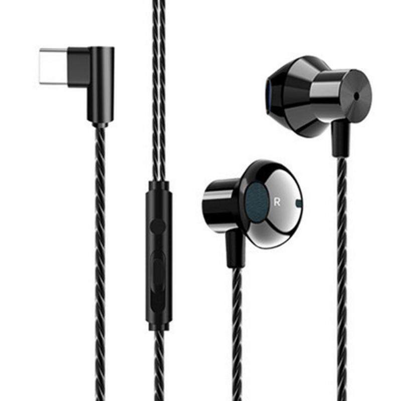 niceEshop Type C Earphones, Wired in-Ear Metal Earbuds with Mic Compatible for Google Pixel 3/2/XL, Huawei, Xiaomi Singapore