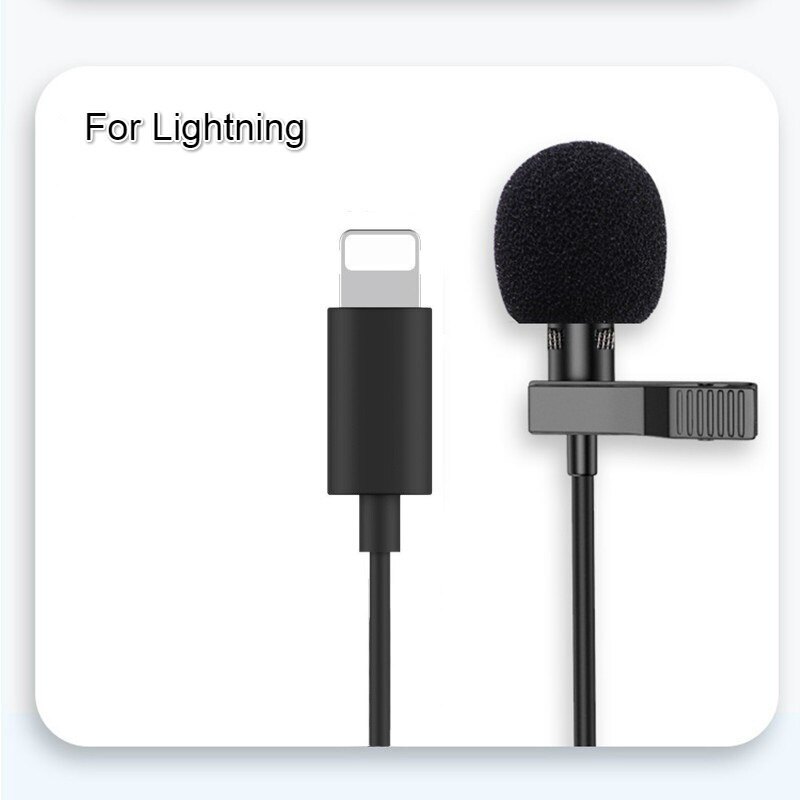 Micro Mini Cho Iphone Micro Chống Sét Micro Cài Áo Kẹp Ghi Âm Microfonoe