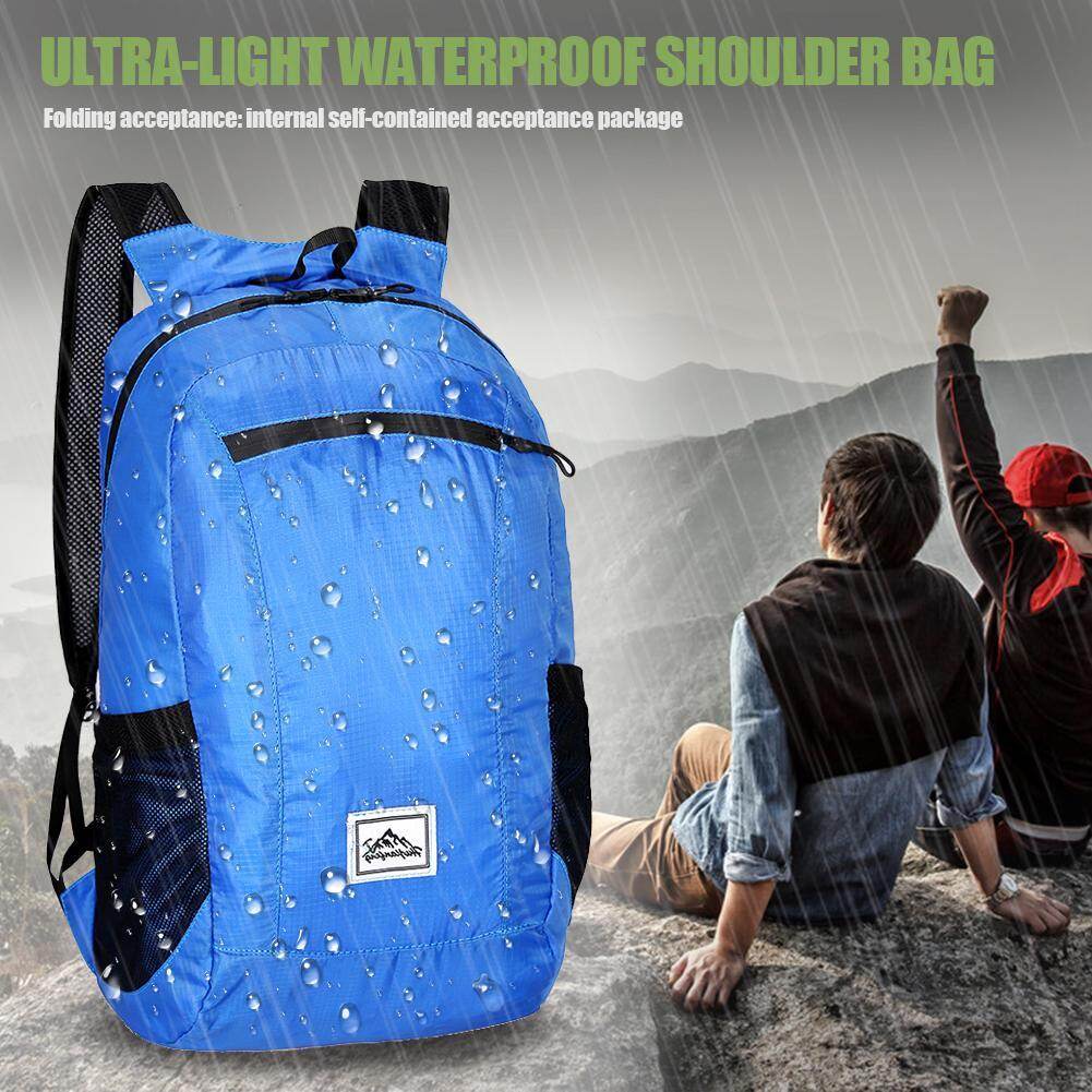 Outdoor Foldable Shoulder Backpack Ultra Light Waterproof 20L Travel Bag