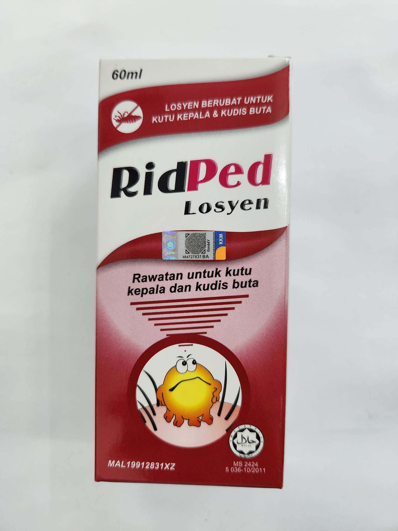 RidPed Lotion 60ML For Head Lice & Scabies Lazada