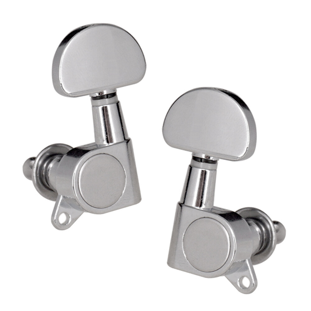6pcs (3L3R) Closed Guitar Tuning Pegs String Tuners Machine Heads Knobs Tuning Keys for Folk Acoustic / Electric Guitar