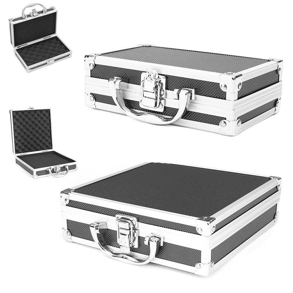 LS Tool Box Aluminium Alloy Toolbox Storage Case Portable Tool Case Travel Luggage Organizer Case Safety Box