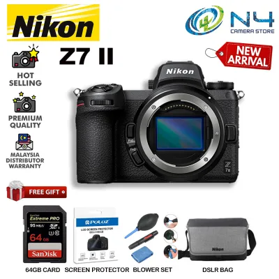 Nikon Z7 II Mirrorless Digital Camera Body Only / Nikon Z7 II With 24-70mm kit Lens (Original Nikon Warranty)