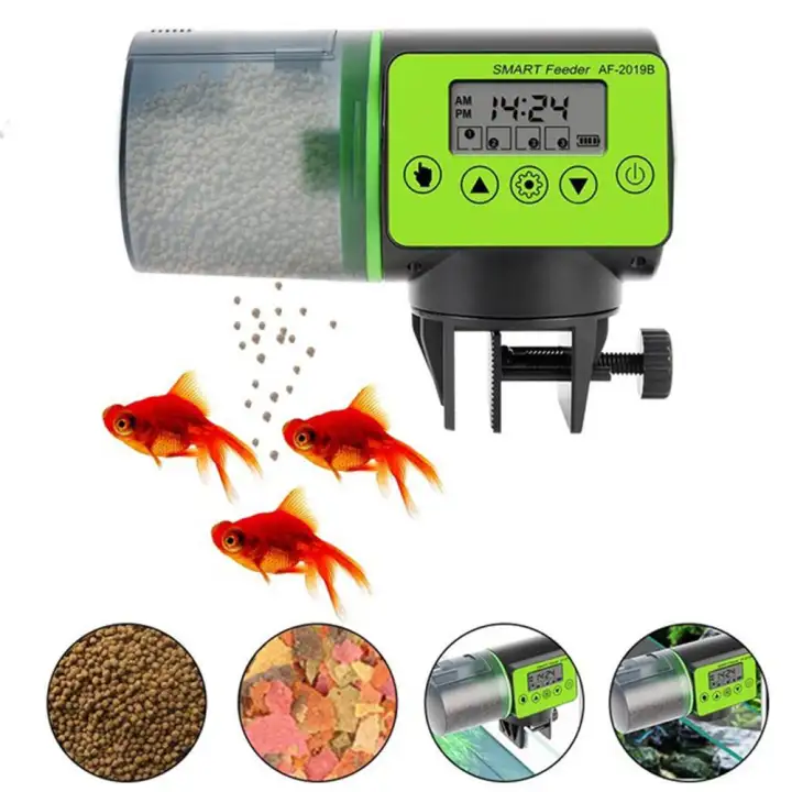 Automatic Fish Feeder For Aquarium Fish Tank Auto Feeders With