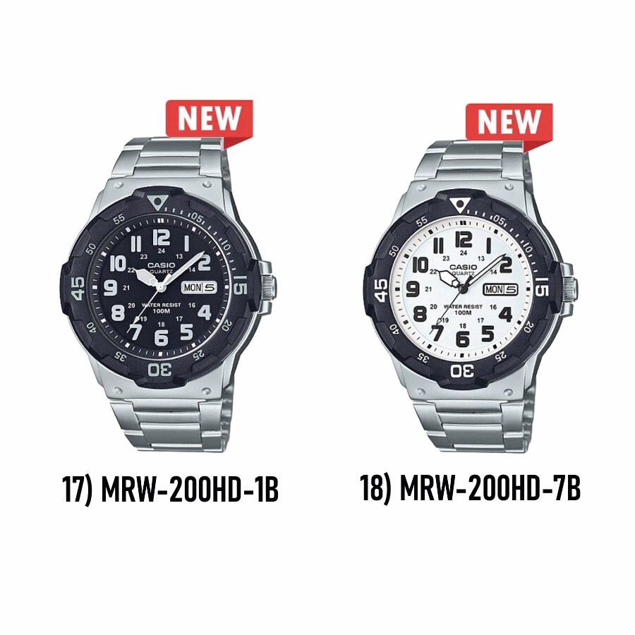 CASIO MRW-200HD-1B/7B MEN WATCH MRW-200HD | Lazada