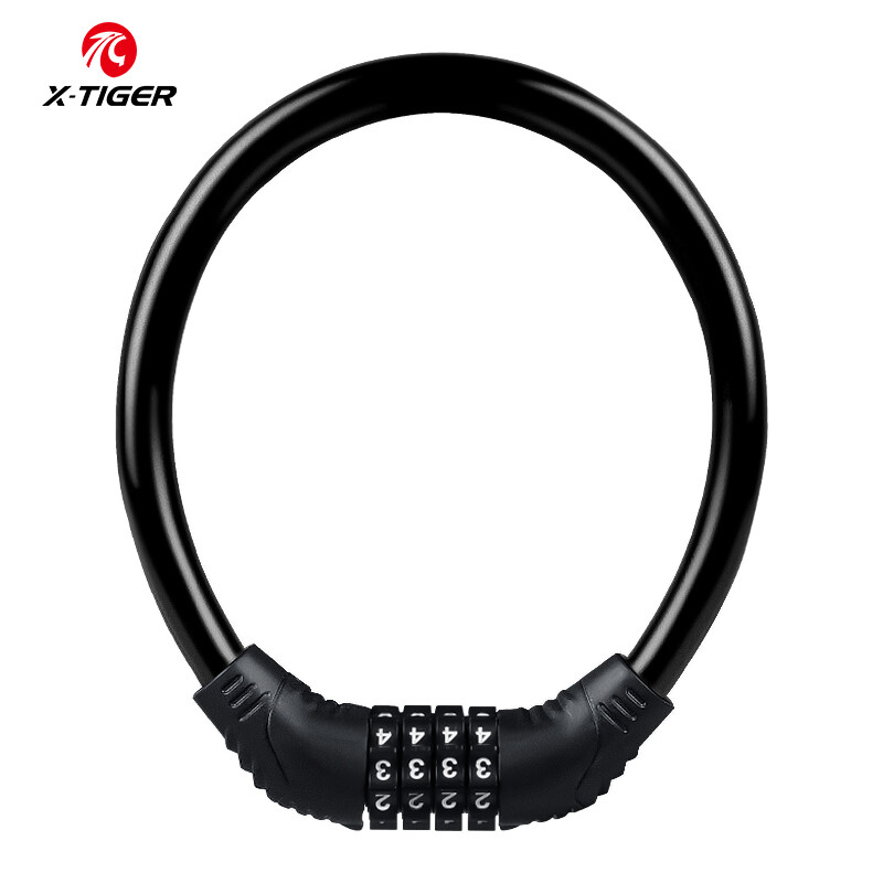 XTIGER Bicycle Lock AntiTheft Steel Chain Lock Ring Lock Mountain