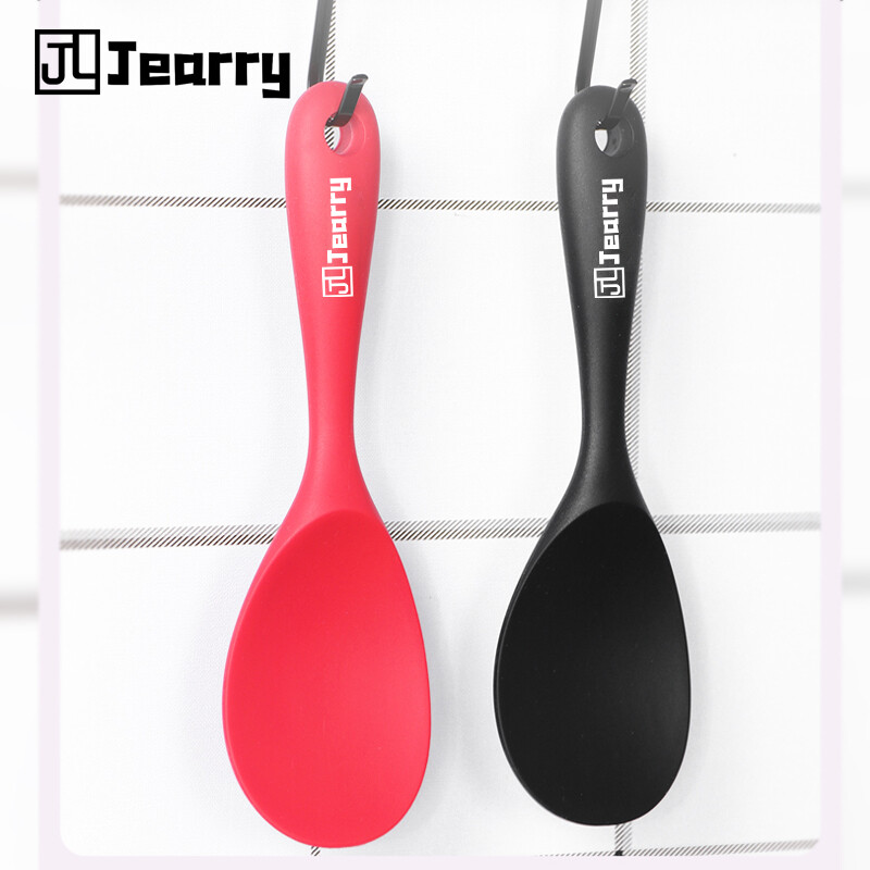 Jearry Muỗng cơm Silicone muỗng ăn Chất Lượng Cao gạo lức chảo thức ăn chịu nhiệt loại dụng cụ nhà bếp Silicone