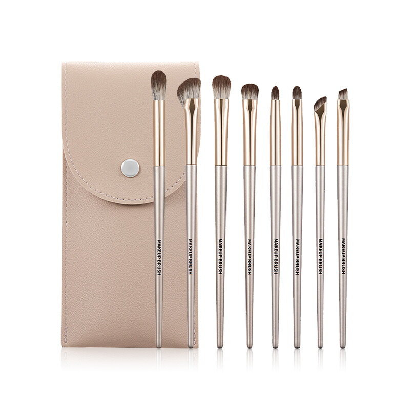 8 Pcs/Set Makeup Brush Soft Bristle Beauty Tool Cruelty-free Brushes Professional Cosmetic