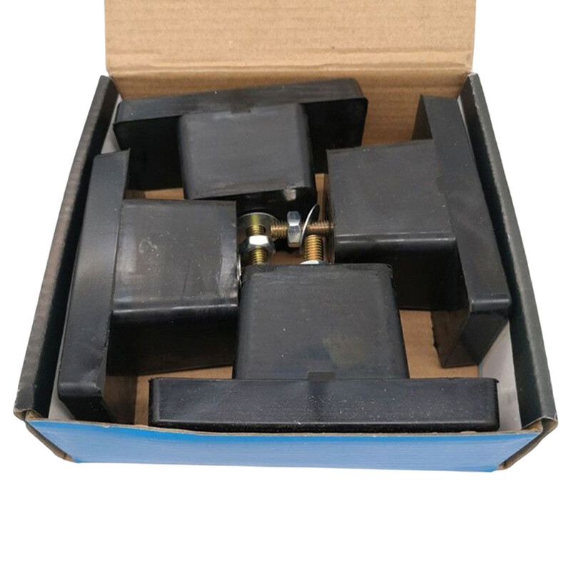 Suhuo 4Pack Cushion Air Conditioner Rubber Vibration Mounting Bracket Shock Absorbing Anti-Vibration Isolator Pads Bracket