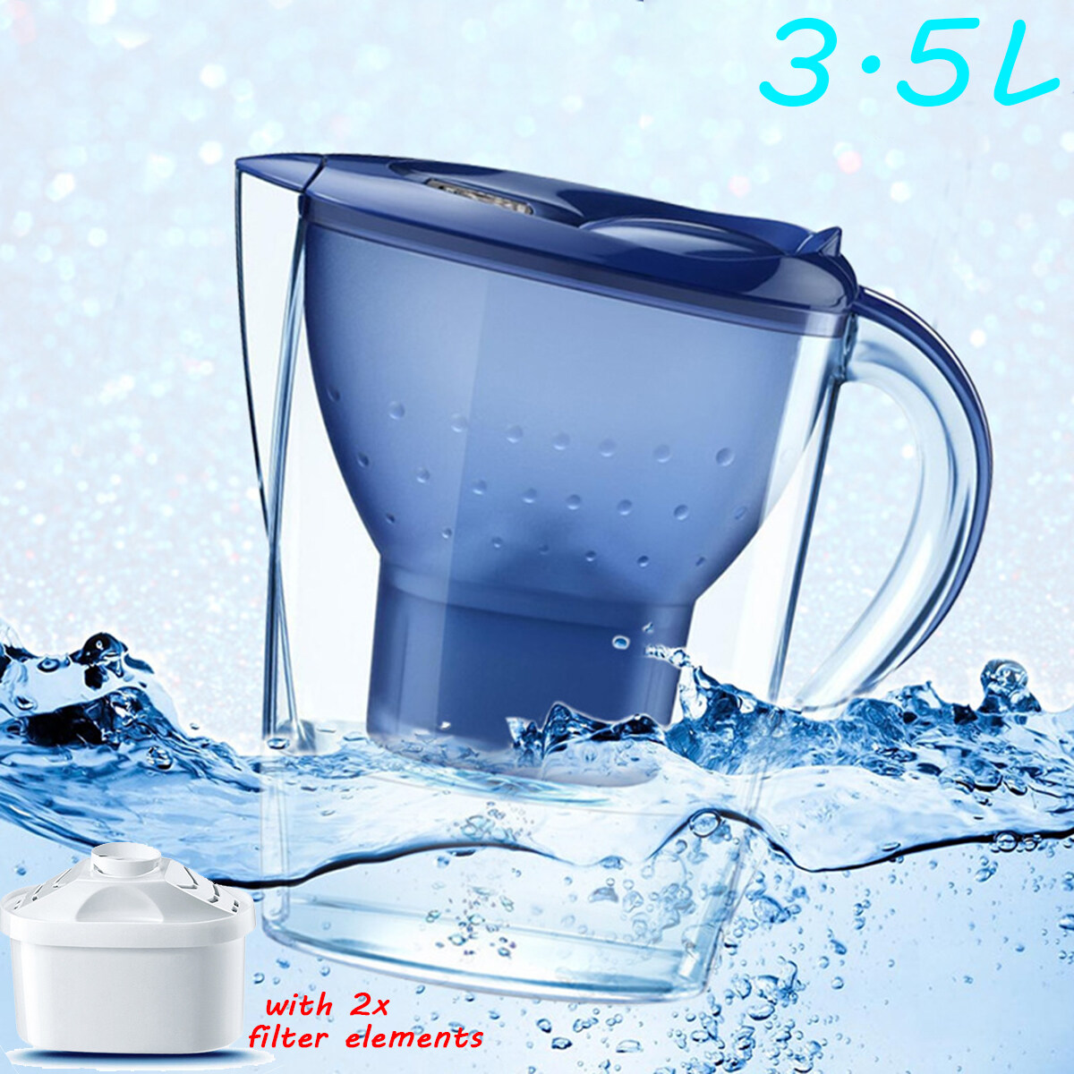 BÁO GIÁ Bình Lọc Nước Brita 3 5l | Shopee Lazada Sendo Tiki mới nhất 18 Bình lọc nước 3,5L bình có vòi ấm thiết bị lọc nước bộ lọc than hoạt tính