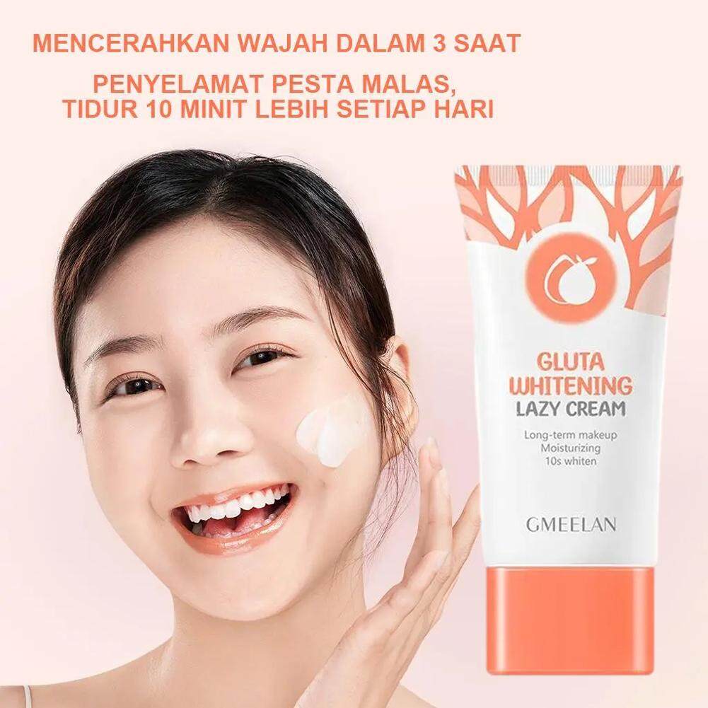 Gmeelan cam Gel tẩy tế bào chết chà kem 50g + gmeelan Gluta làm trắng kem lười Gluta Kem làm trắng da 50g