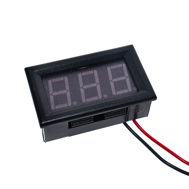 0.56 inch DC 4.5V-30V Digital DC Voltmeter LED Digital Voltage Meter with Reverse Connection Protection