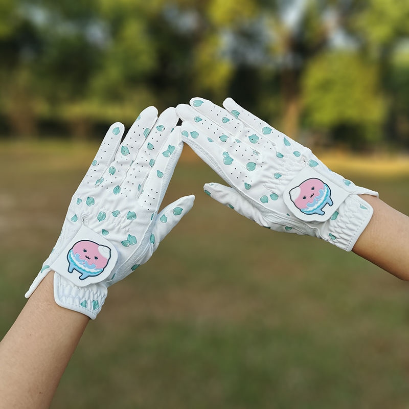 NEW original Korean style golf gloves for women golf hands anti-slip wear-resistant durable breathable hand guards super removable cloth gloves New product
