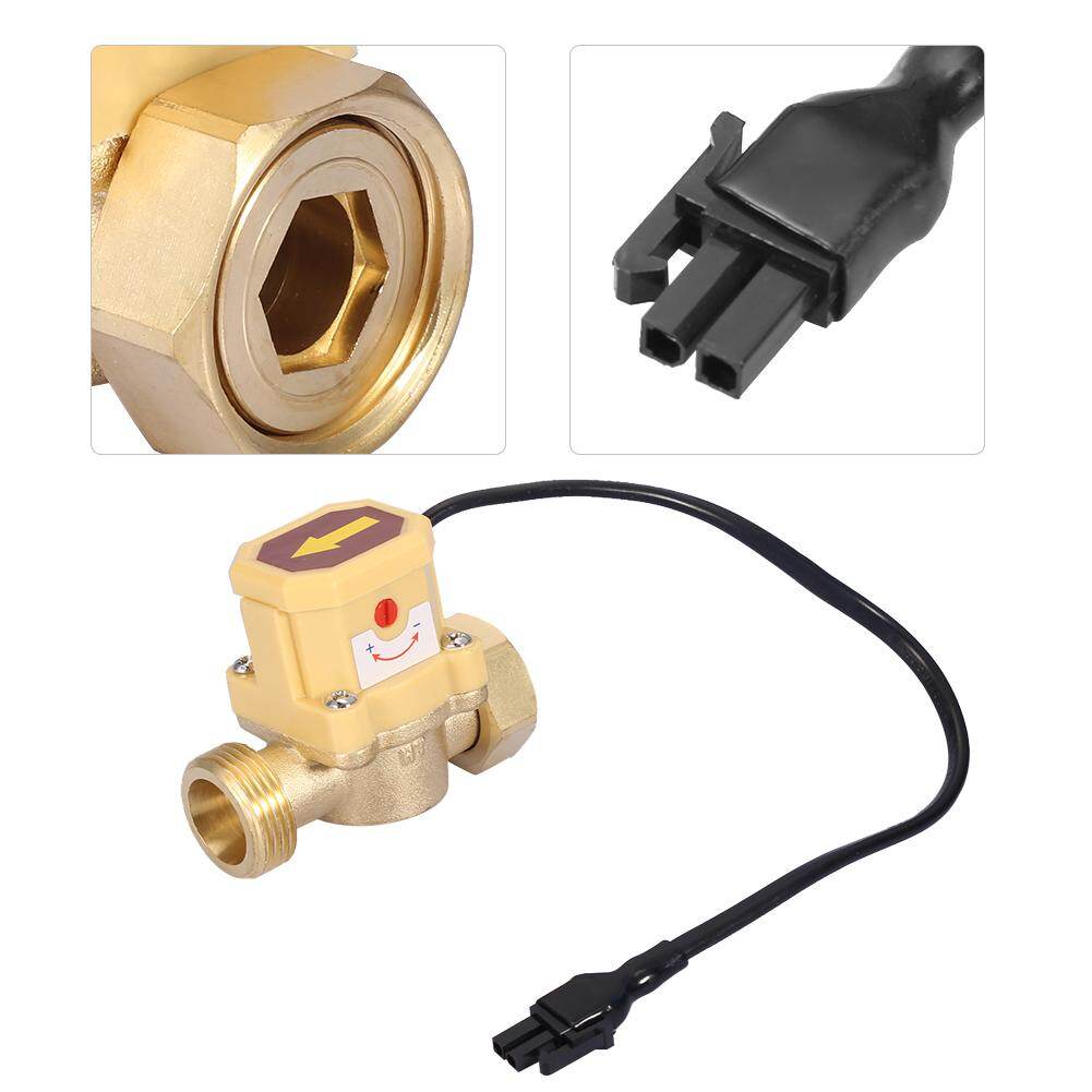 G3/4-G3/4 Thread Water Pump Adjustable Flow Sensor Pressure Automatic Control Switch 220V