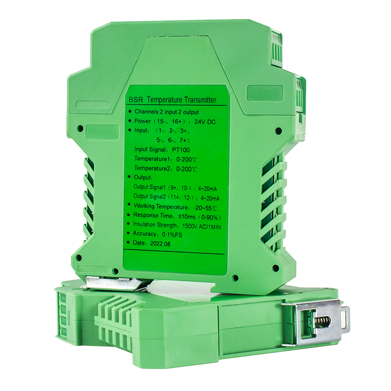 0-100 ℃ 0-200 ℃ 0-500 ℃ อุณหภูมิ PT100อุปกรณ์แปลงสัญญาณไปยัง RS485 4 ...