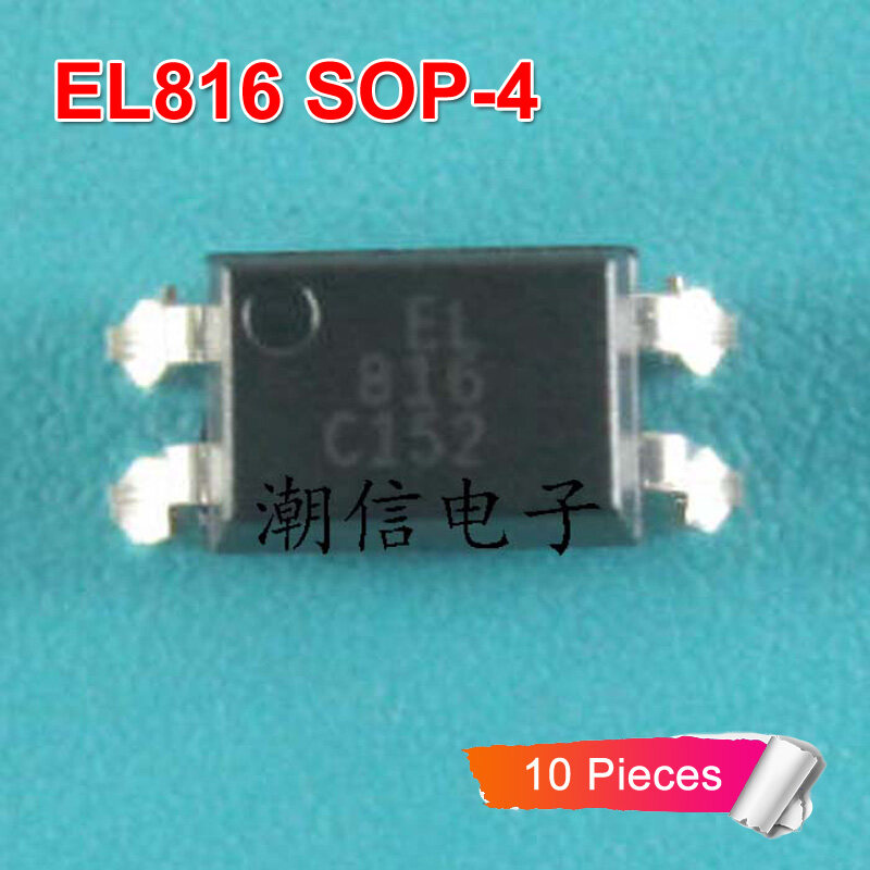 10pcs/Lot EL816 EL 816 DIP4 SOP4 DIP SMD Photocoupler Chip new