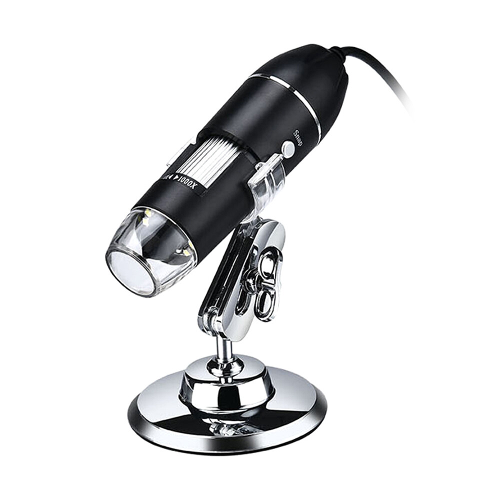Kính Hiển Vi Kỹ Thuật Số KKmoon 3 Trong 1 USB & MICRO USB & Type-C Camera Phóng Đại 1600X 8 Đèn LED Có Chân Đế, Tương Thích Với Kính Lúp Kiểm Tra Cầm Tay Android Windows/XP Win 7 8 10 Vista Linux Mac