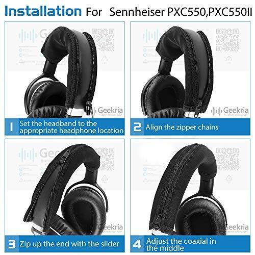 Geekria Headband Cover Compatible Cover for Sennheiser PXC 550 PXC