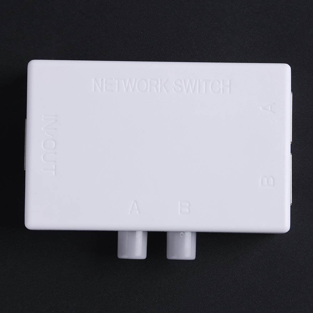 Công Tắc Mạng RJ45 2 Cổng Mini, Hộp Mạng Ethernet Bộ Chuyển Đổi HUB