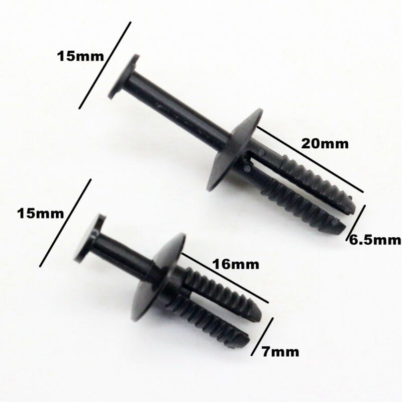 【R-EP】 Đinh Tán Mở Rộng Màu Đen Cho BMW E30 E39 E46 E53 E60 Nhựa Hữu Ích