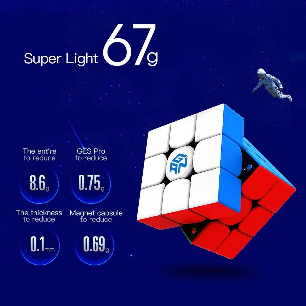 GAN 356 XS, Gans 3x3 Magnetic Speed Cube 356XS Magic Cube (Stickerless)