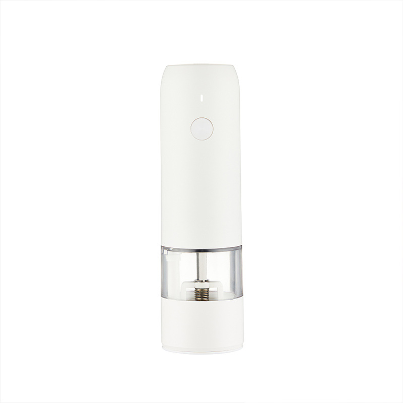 Konco USB Rechargeable Pepper Grinder Electric Pepper salt mill Spice Mill Automatic Salt and Pepper Grinder with LED Light Set Gravity Adjustable Ceramic Electric Pepper Shaker