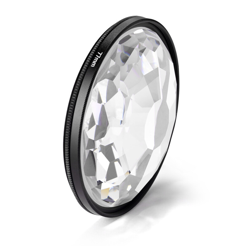77mm Kaleidoscope Prism Camera Glass Filter Variable Number of Subjects SLR Photography Accessories