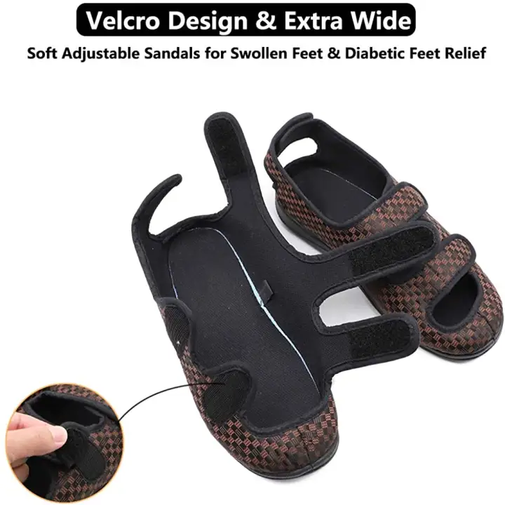 orthopedic sandals wide width