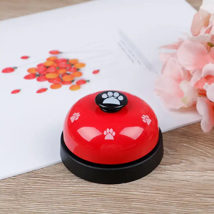 Sissi Cute Pet Training Bell Dog Toys Puppy Pet Call Dog Paw Print
