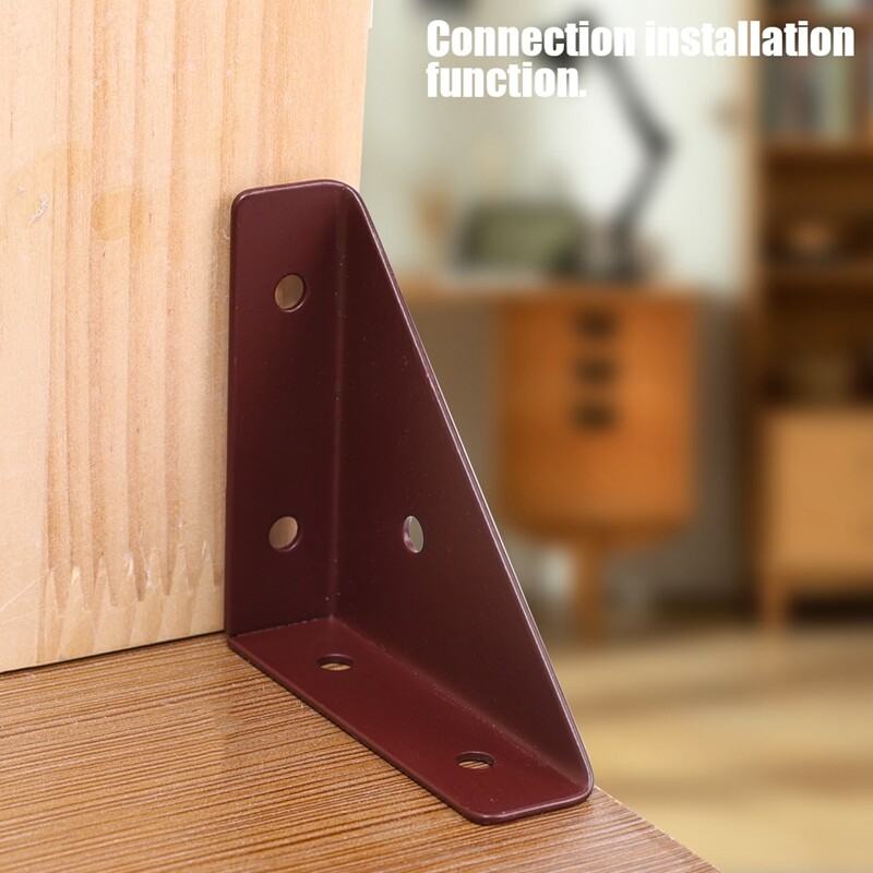 1-5 cái ốc vít đế Góc góc bảo vệ nặng góc hình tam giác bên phải đứng hỗ trợ đồ ngũ kim đồ nội thất tủ