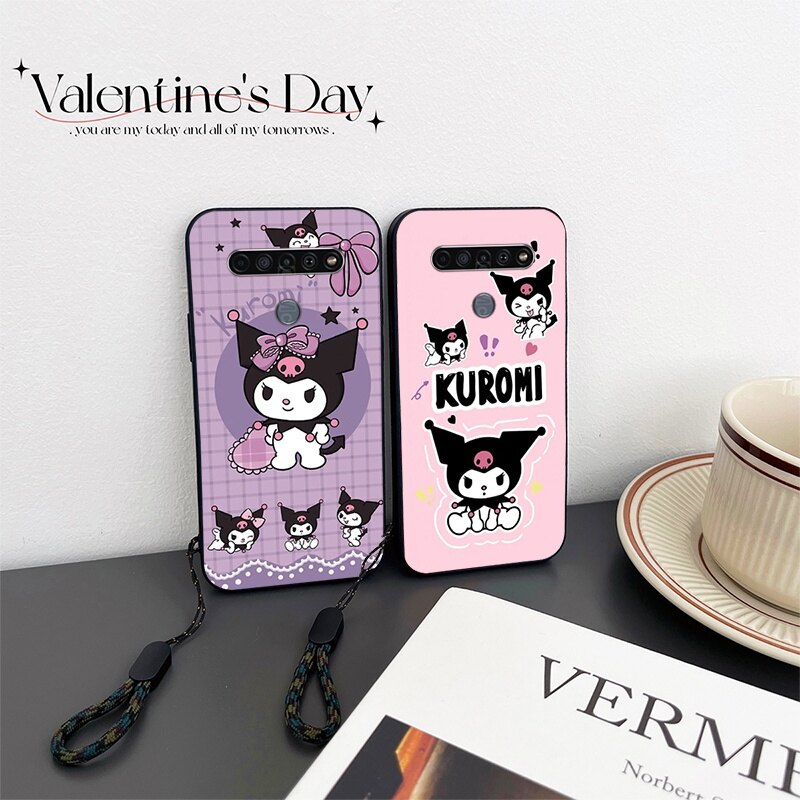 LG K61 Q61 Casing Cute Kuromi Protective Phone Case