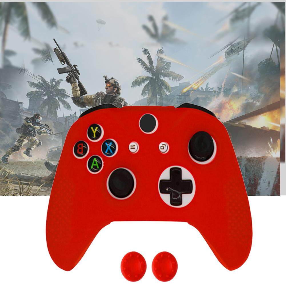 Hcort Store Studded AntiSlip Silicone Cover Skin Set for Xbox One S