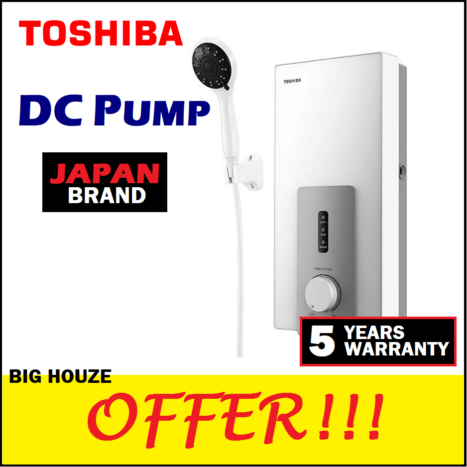 Toshiba / Alpha / Rubine DC PUMP Inverter Silent Instant Shower Water