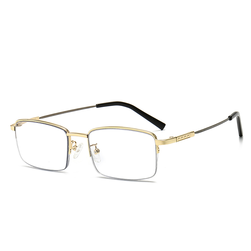 JN IMPRESSION Discoloration Far and Near Dual-use Reading Glasses Progressive Multi-focus Intelligent Zoom Titanium Memory Anti-blue Light Reading Glasses