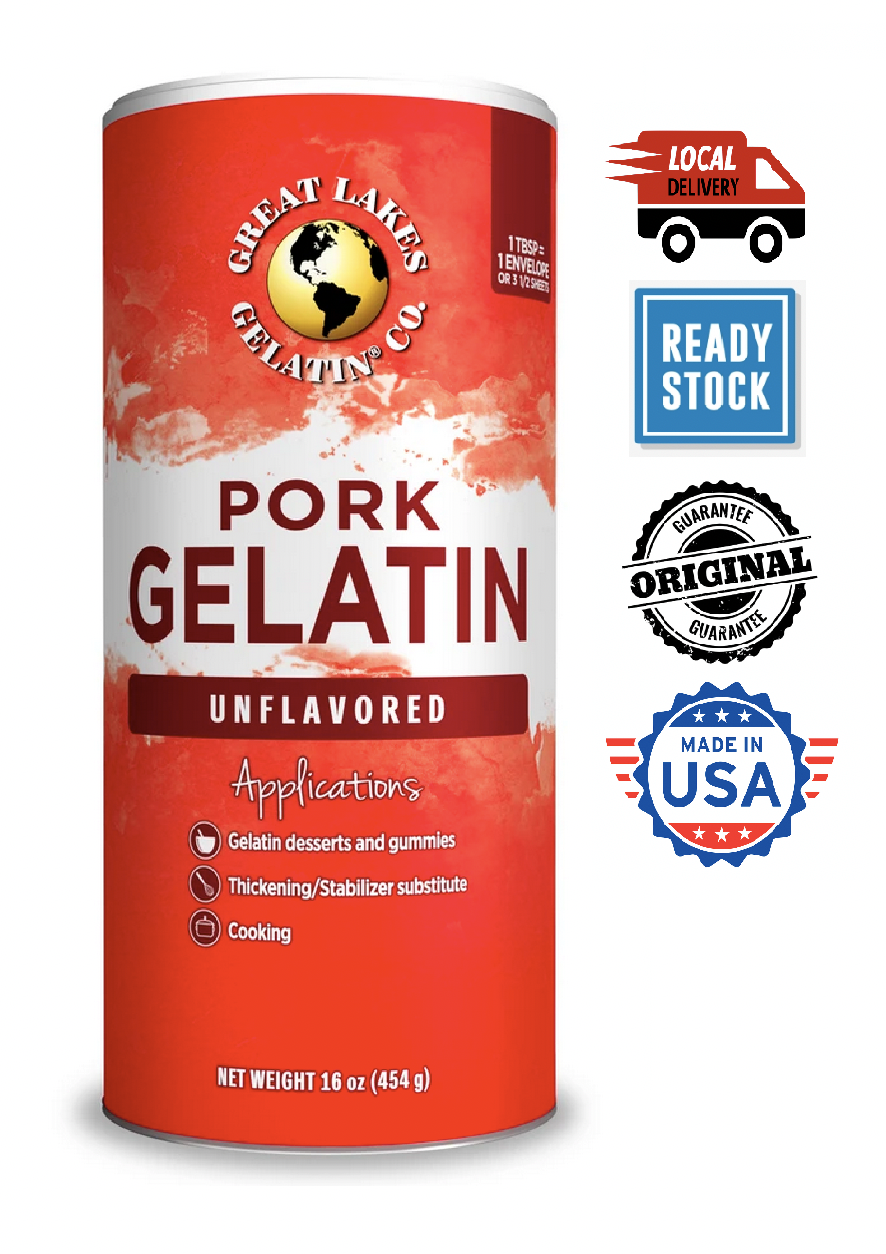 Ready Stocks Great Lakes Gelatin Co., Pork Gelatin, Porcine Gelatin
