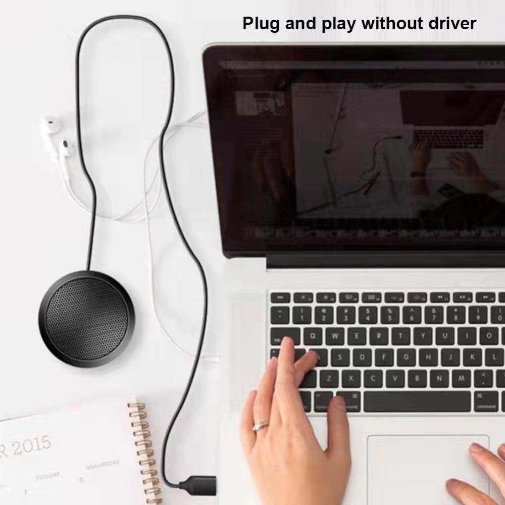 USB/3.5mm dạng tụ đa hướng Micro PC Plug & Play Máy tính để bàn mic cho hội nghị video chơi game trò chuyện