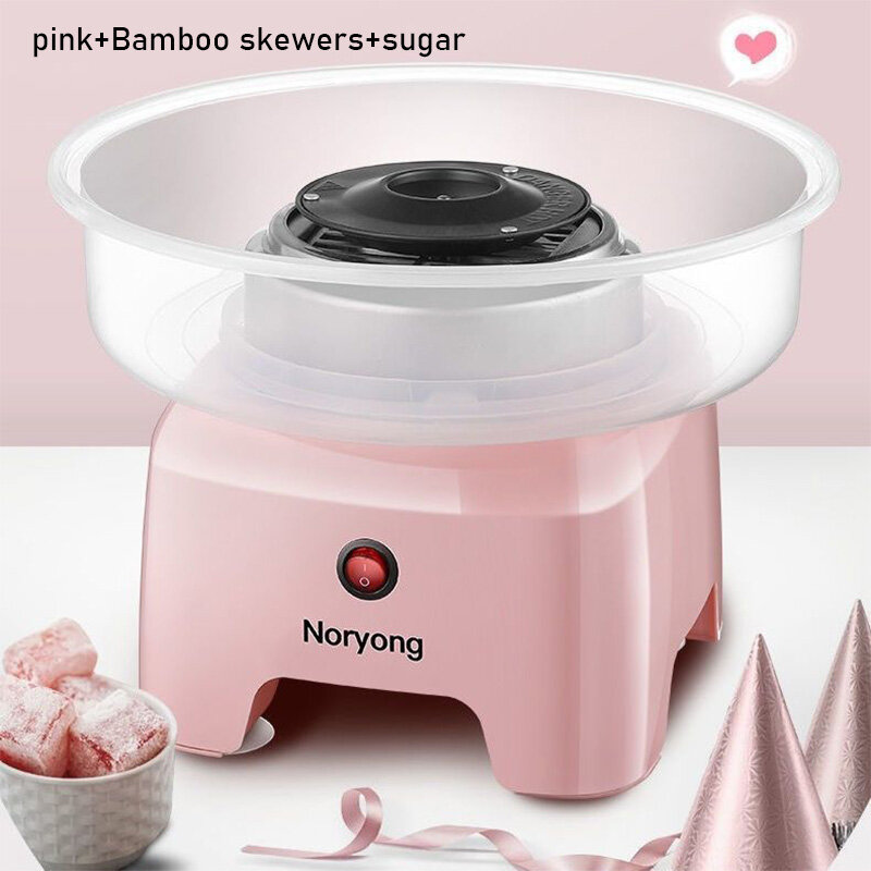 XIAOMIMIJIA Cotton candy machine automatic fancy drawing children's mini handmade electric cotton candy machine