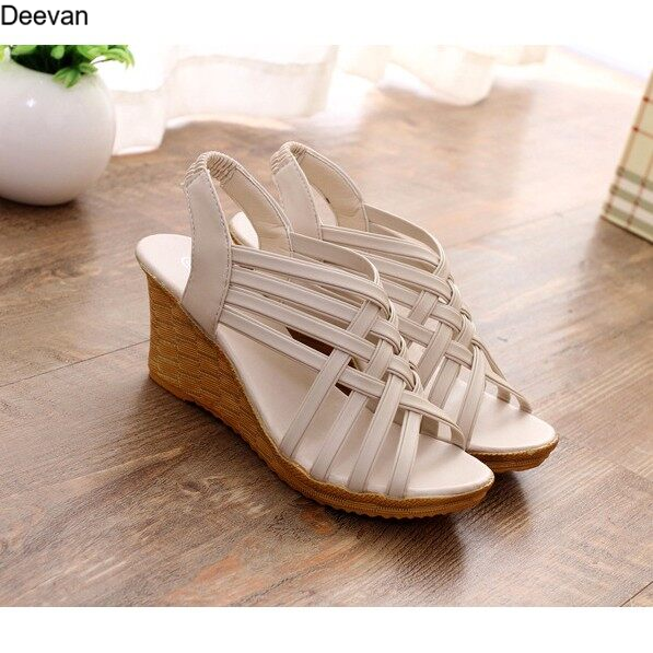Deevan 1591774321 Dép đế xuồng dép đế xuồng sandal đế xuồng dép xuồng dép xinh cho nữ dép cao đế xuồng nhẹ dép đế xuồng cao 5 phân giày đế xuồng 7 phân dép xuồng nữ giày lười nữ hàn quốc dep đe xuong nữ cao040110