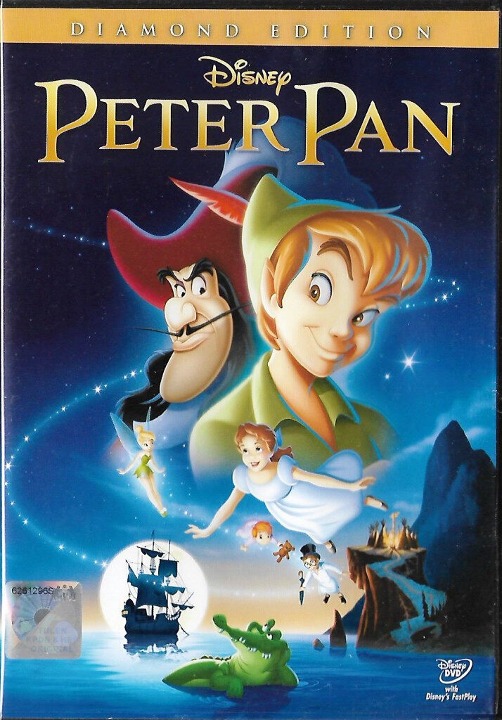 English Animated Movie Peter Pan DVD Diamond Edition Disney | Lazada