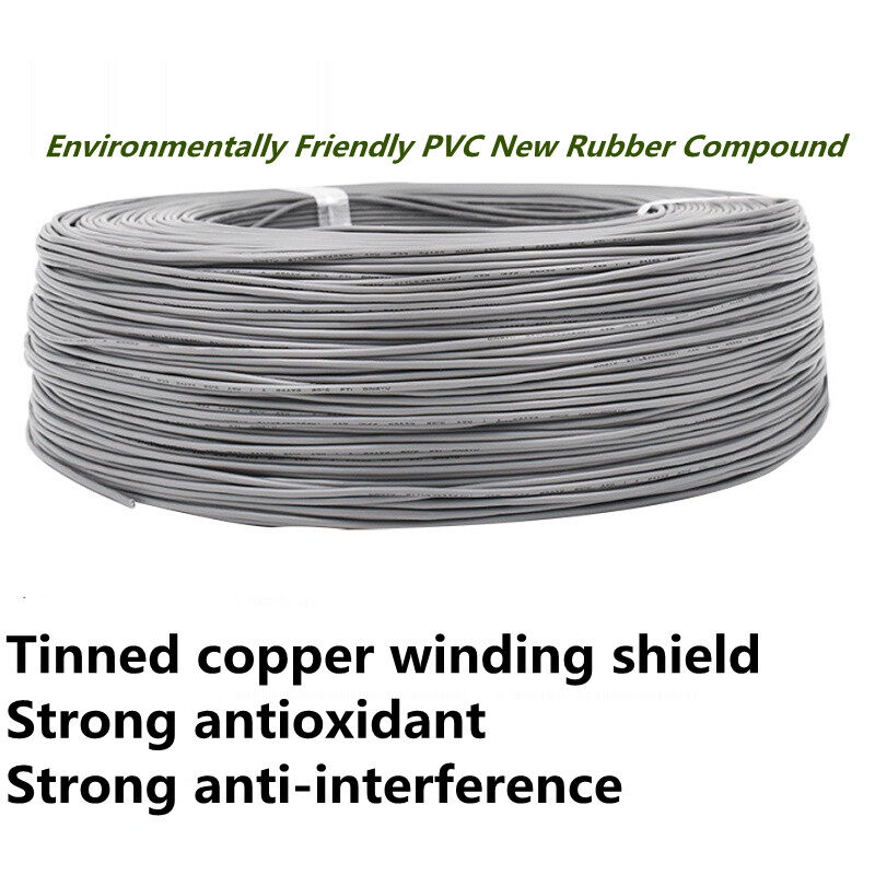 10m 30awg shielded wire for audio single core pvc insulated speaker wire ul1533