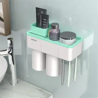 Magnetic Toothbrush Holder Cup Toothpaste Shaver Household Magnetic Toothbrush Holder Cup