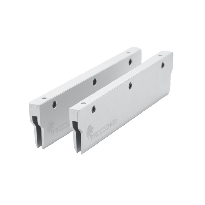 2Pcs MEO-PM0AB Computer Water Cooling Memory Heatsink Cooler Shell Memory Vest Wide Narrow Version Frosted Surface