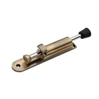 Fityle Kick Down Foot Operated Door Stop Zinc Alloy Stopper Prop