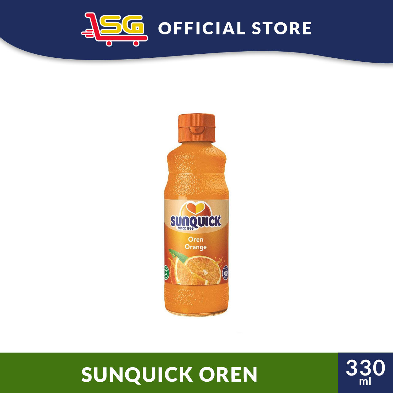 SG | SUNQUICK Concentrate Fruit Drink Oren 330ML | Lazada