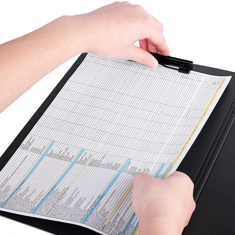 TINGTIAN A4 Size Multifunction Writing Board Document Holders File Folder File Organizer Nurse Clipboard Clipboard Foldable Clipboard Writing Pad