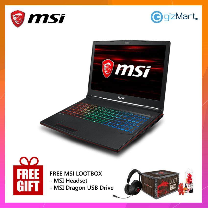 GP73 8RE 665MY LEOPARD 17.3 Gaming Laptop (i7-8750H/GTX1060 6GB/ 8GB/ 256GB SSD +1T HDD/WIN 10) + FREE LOOTBOX Malaysia