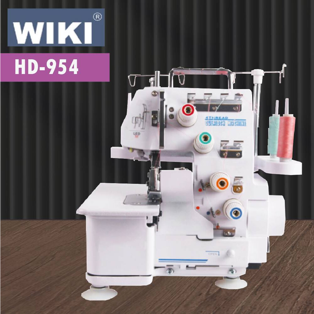 sewing machine Mesin Jahit Tepi WIKI FN104D WIKI HD954 4Threads